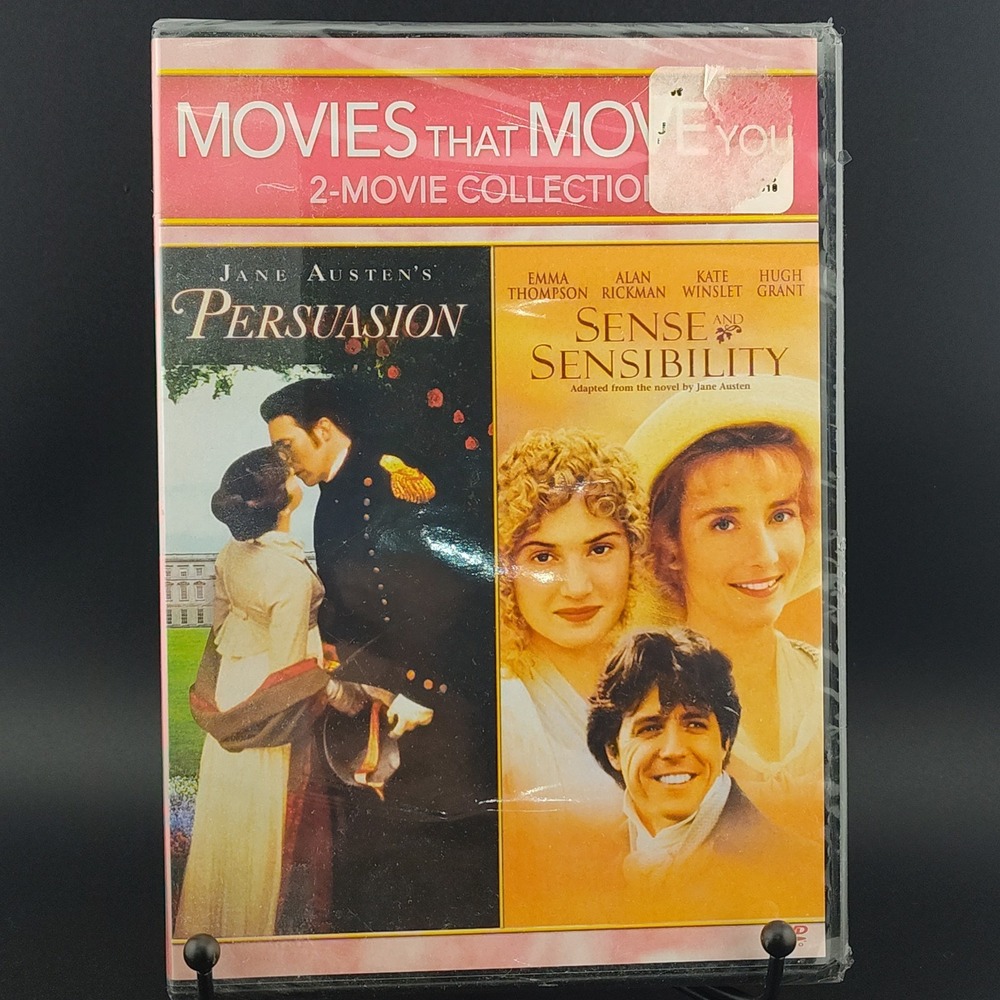 Jane Austen Persuasion & Sense and Sensibility DVD movies NEW Kate Winslet Emma